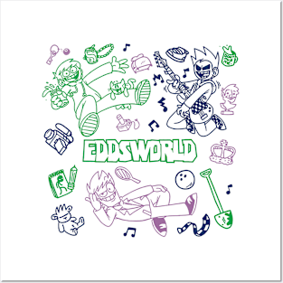 eddsworld group Posters and Art